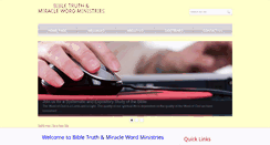 Desktop Screenshot of miraclewordministries.org