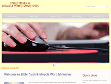 Tablet Screenshot of miraclewordministries.org